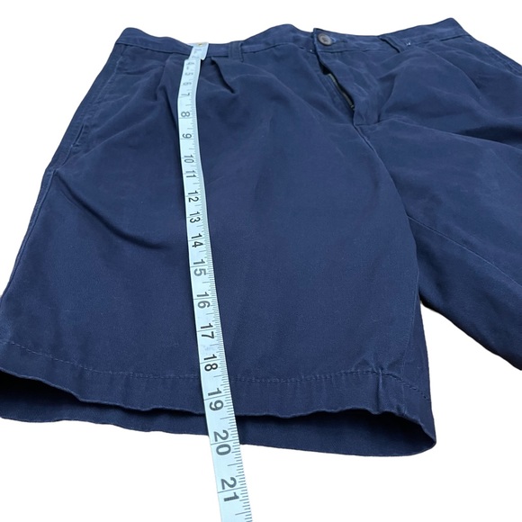 CLUB ROOM MEN’S COTTON SHORTS | 32 WAIST | NAVY BLUE - Picture 3 of 6